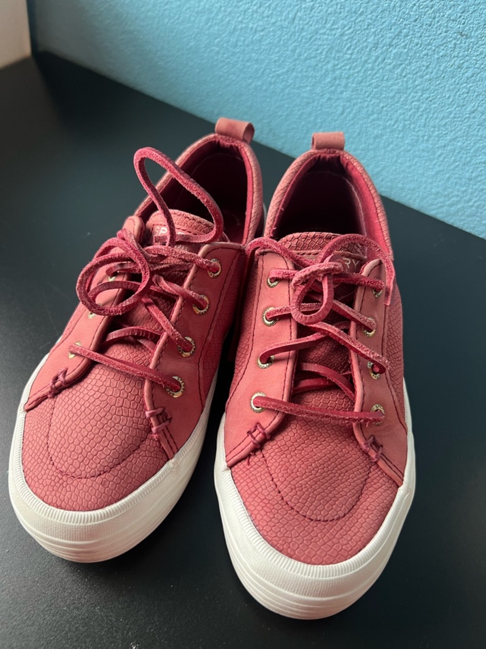Sperry  Platform Sneakers color vino❤️